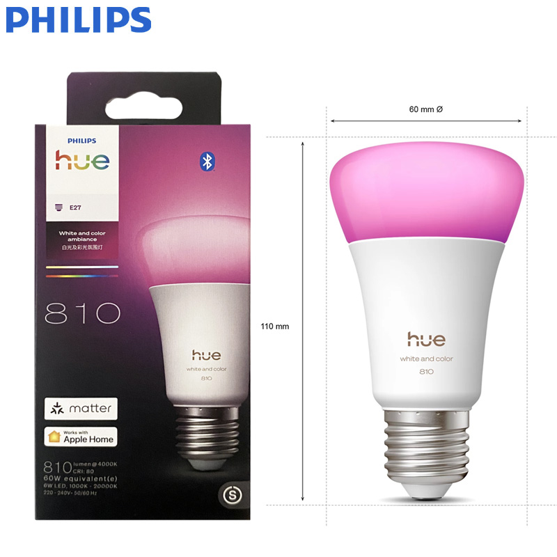 Philips Bulb Hue - Philips Hue E27 A60 Bombilla LED