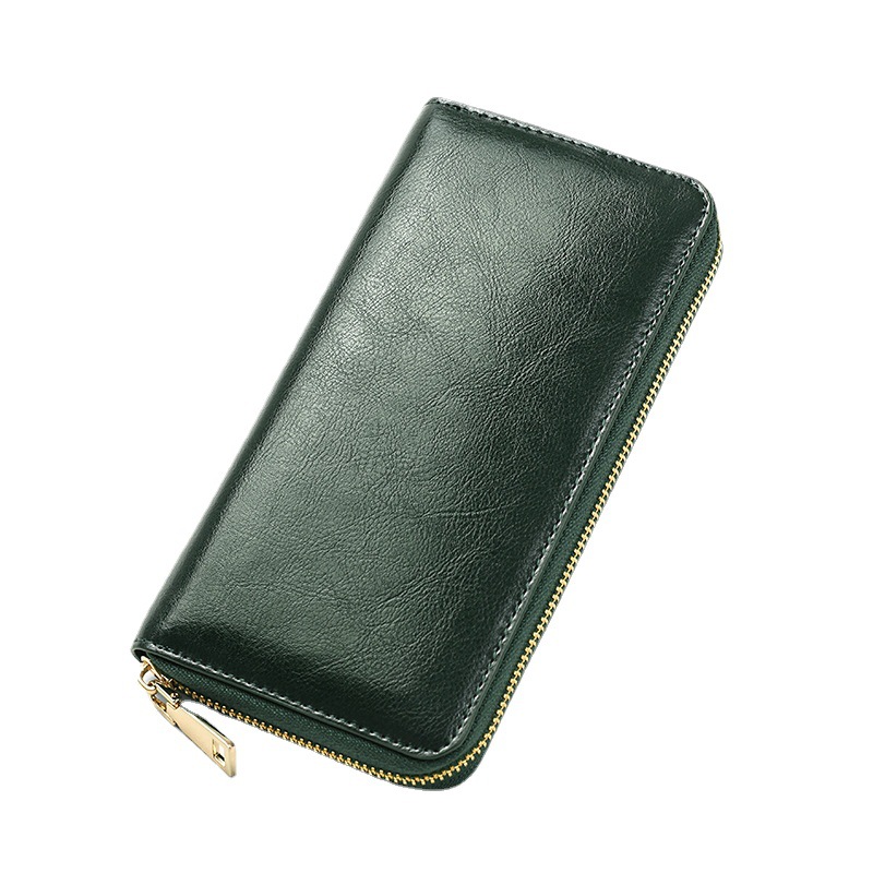 Cartera Larga de Cuero Genuino - Interior Design Id reseña y precio