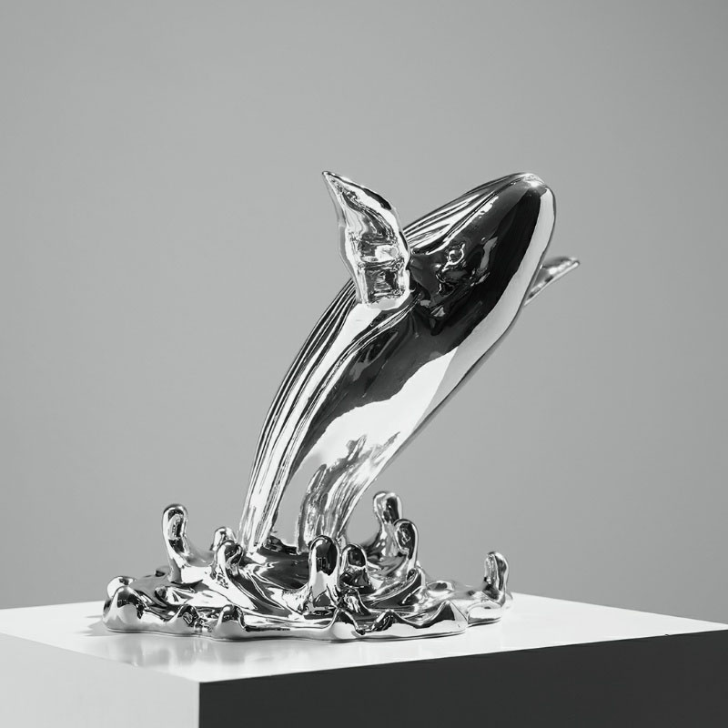 Escultura creativa de ballena  - Interior Design Xmas reseña y precio
